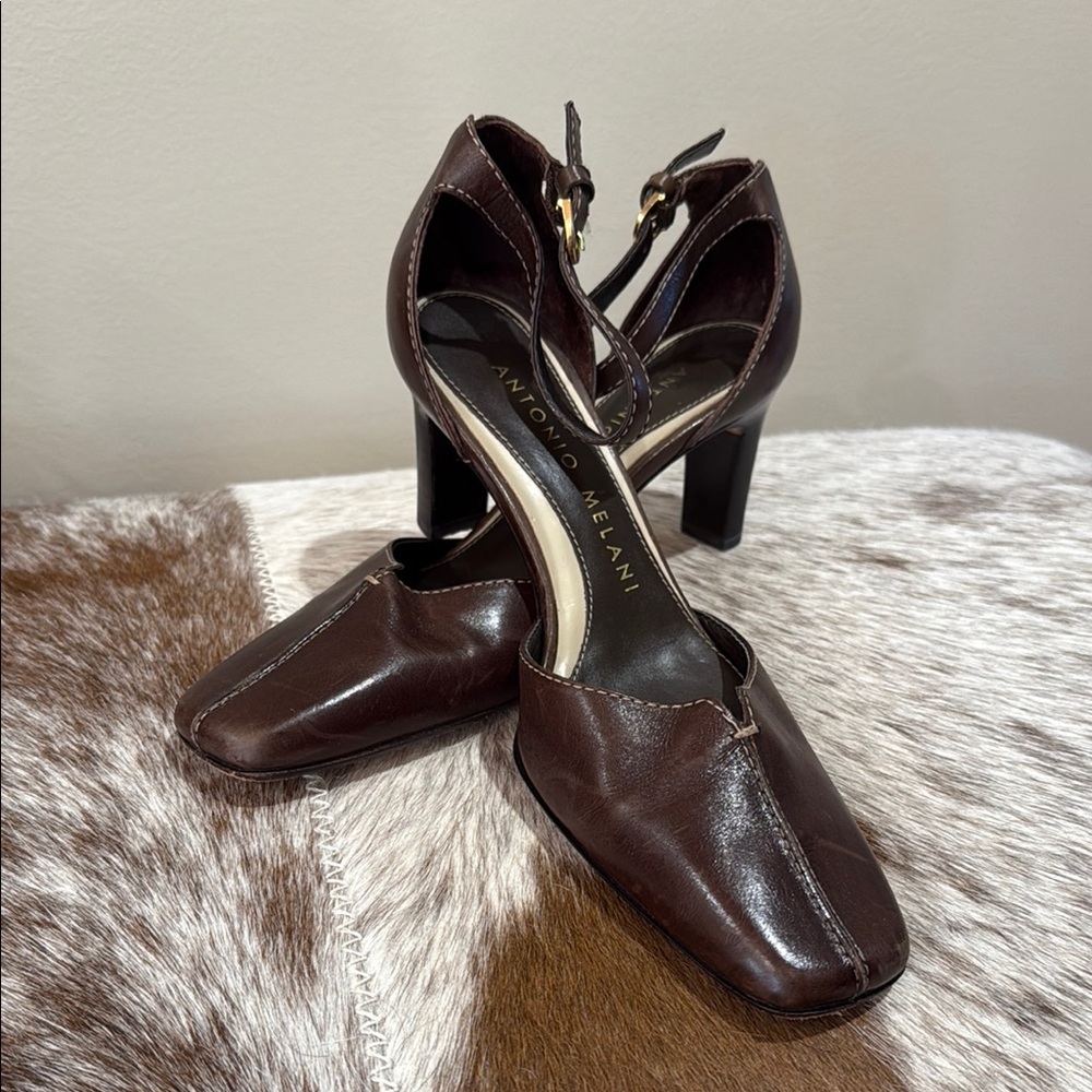 Antonio Melani Brown Women's Heels
